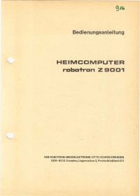 Bedienungsanleitung 1985/1