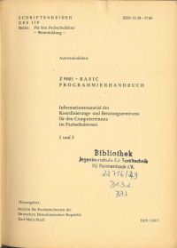 Programmierhandbuch 1985/1