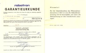 Garantieurkunde