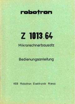 Bedienungsanleitung Z1013.64