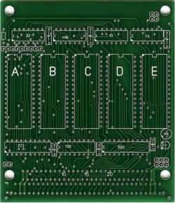 Leerplatine B-Seite